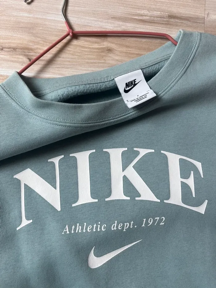 sweat vintage nike sportswear ocean cube/white - photo numéro 4
