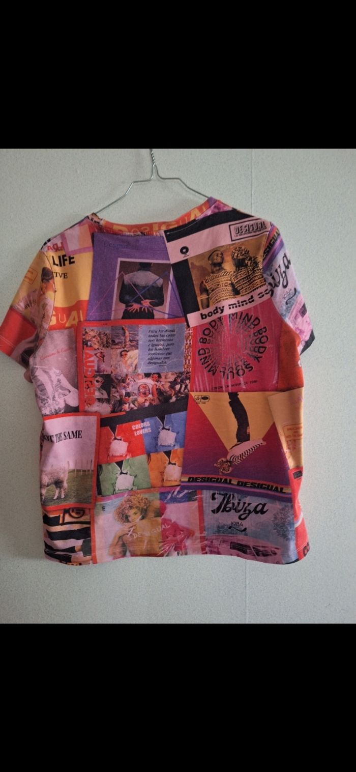 Tee-shirt Desigual,  taille M - photo numéro 2