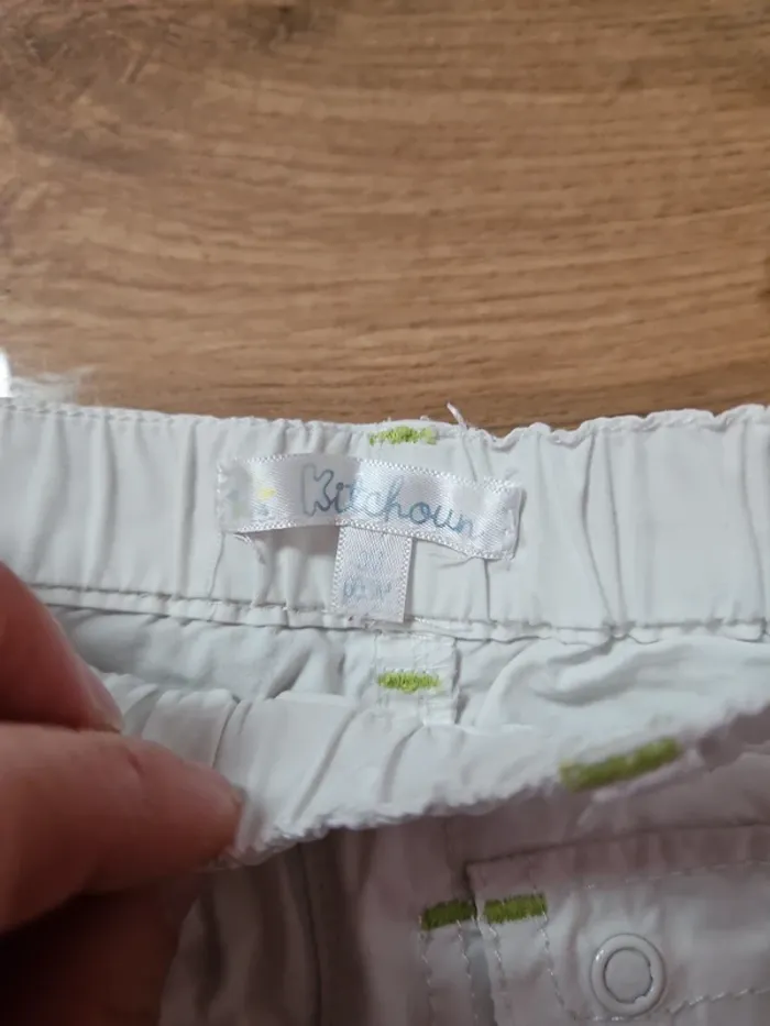 Short blanc 3 mois kitchoun - photo numéro 2