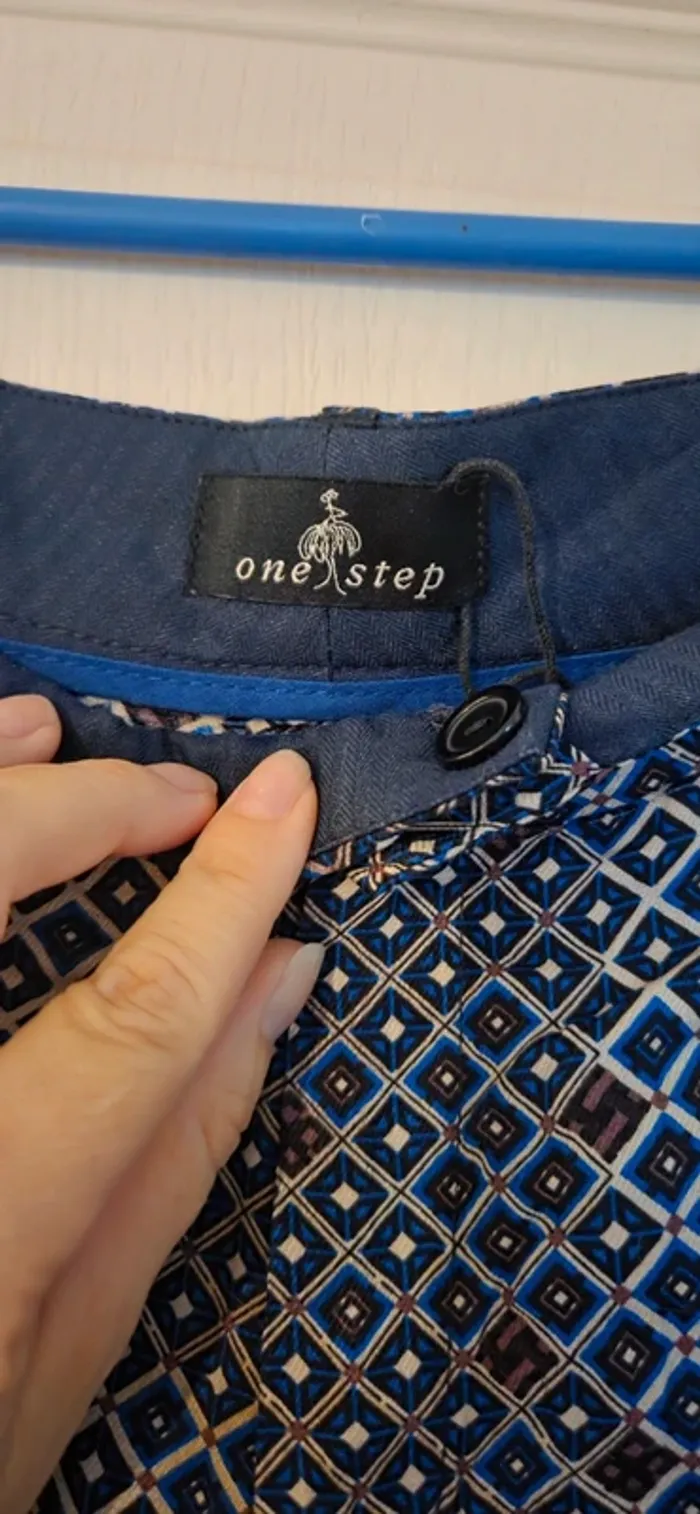 Pantalon imprimé One Step Neuf Taille 36 - photo numéro 8