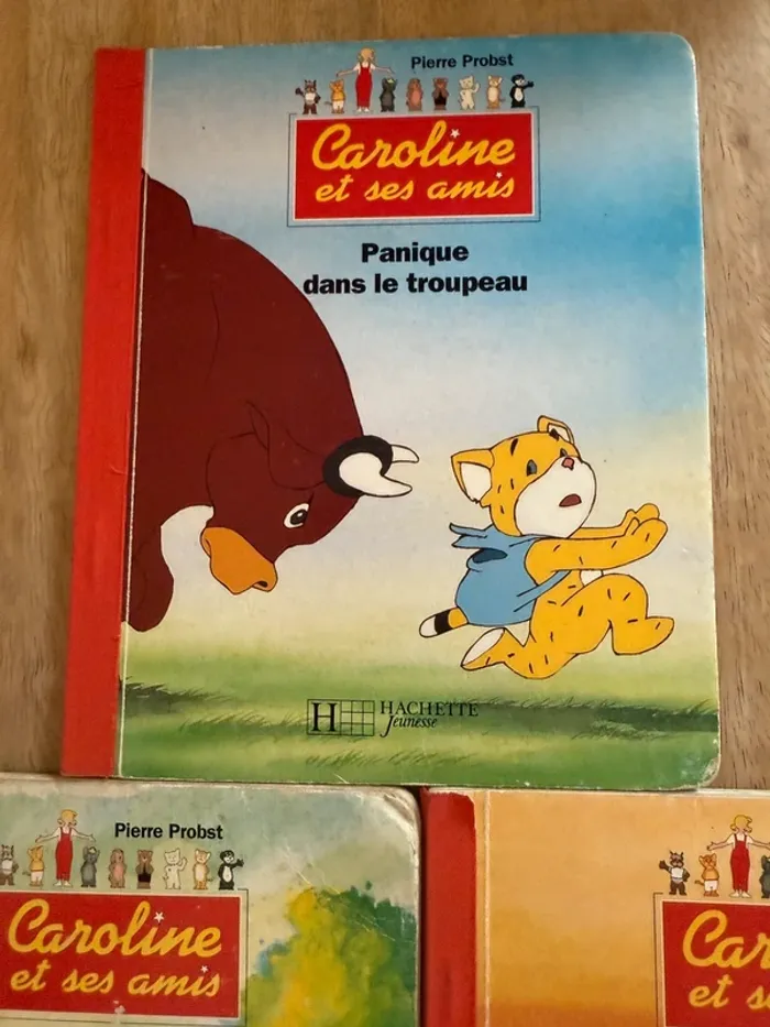 Lot de 3 livres rares Caroline et ses amis vintage Hachette Jeunesse Pierre Probst - photo numéro 4