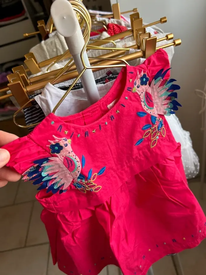 Superbe robe Du pareil au même taille 12 mois état neuf - photo numéro 3