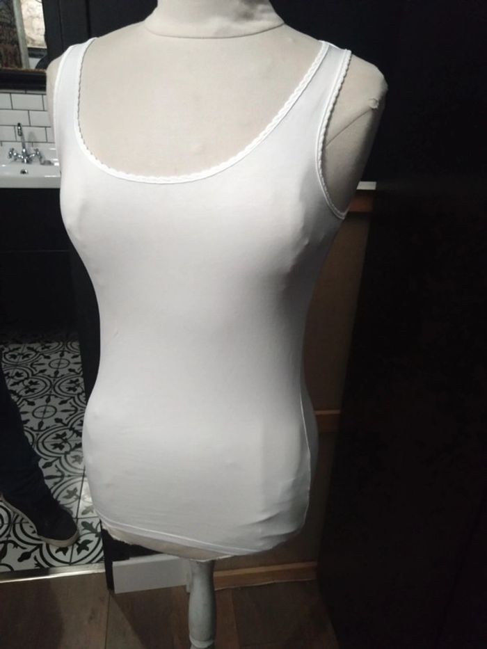 Débardeur blanc h&m neuf t 36