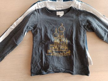 Lot  de 2 t shirt manches longues