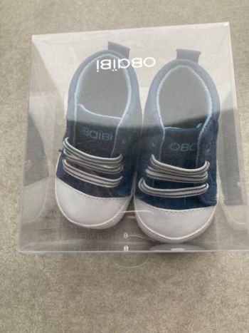 Chaussures souples 1-6 mois bleu