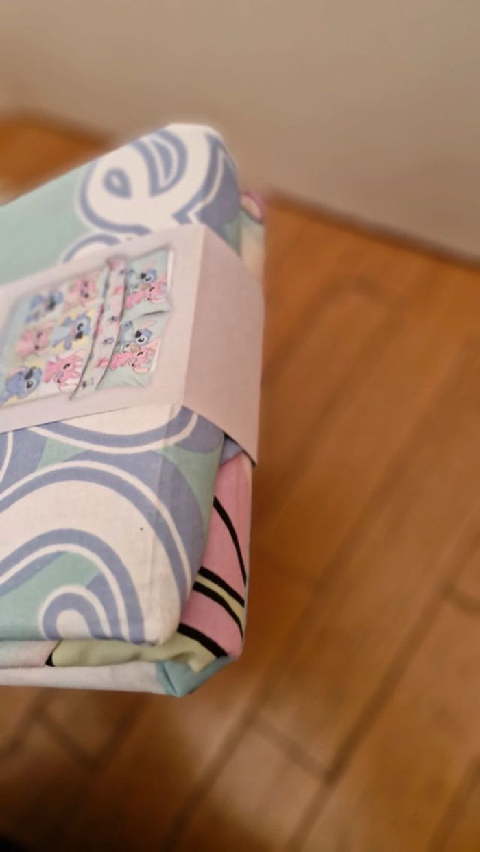 Parure de lit double stitch / primark / neuve - photo numéro 7