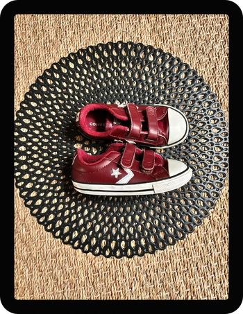 Converse scratch bordeaux