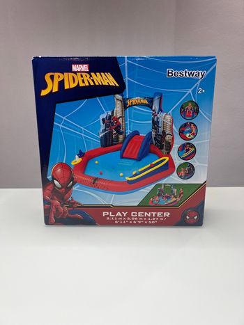 Bestway Aire de jeux gonflable Spider-Man piscine 211 x 206 x 127 cm Spiderman Marvel Disney