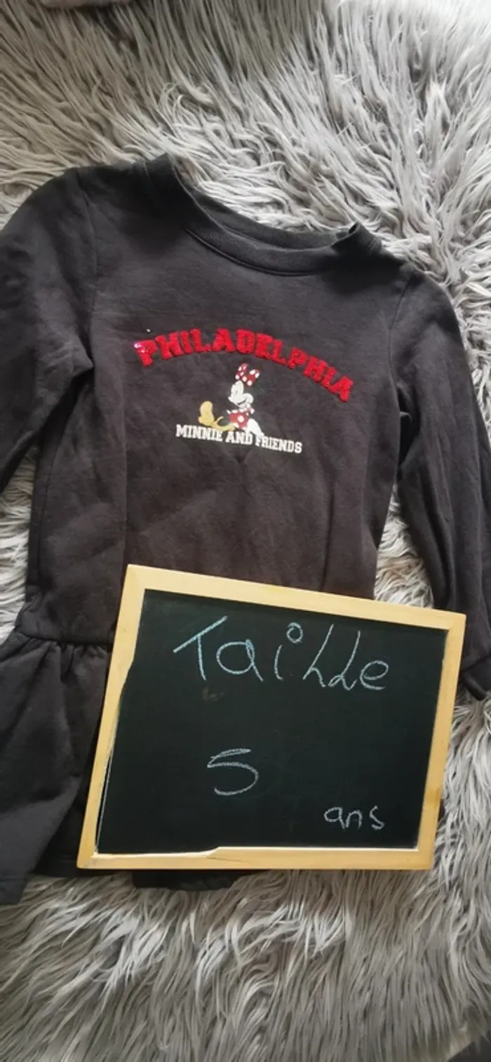 Robe manches longues fille