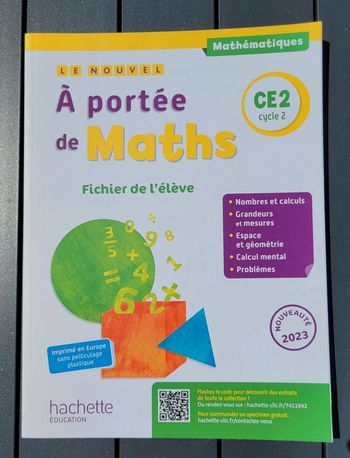 Fichier de l'élève À portée de Maths CE2
