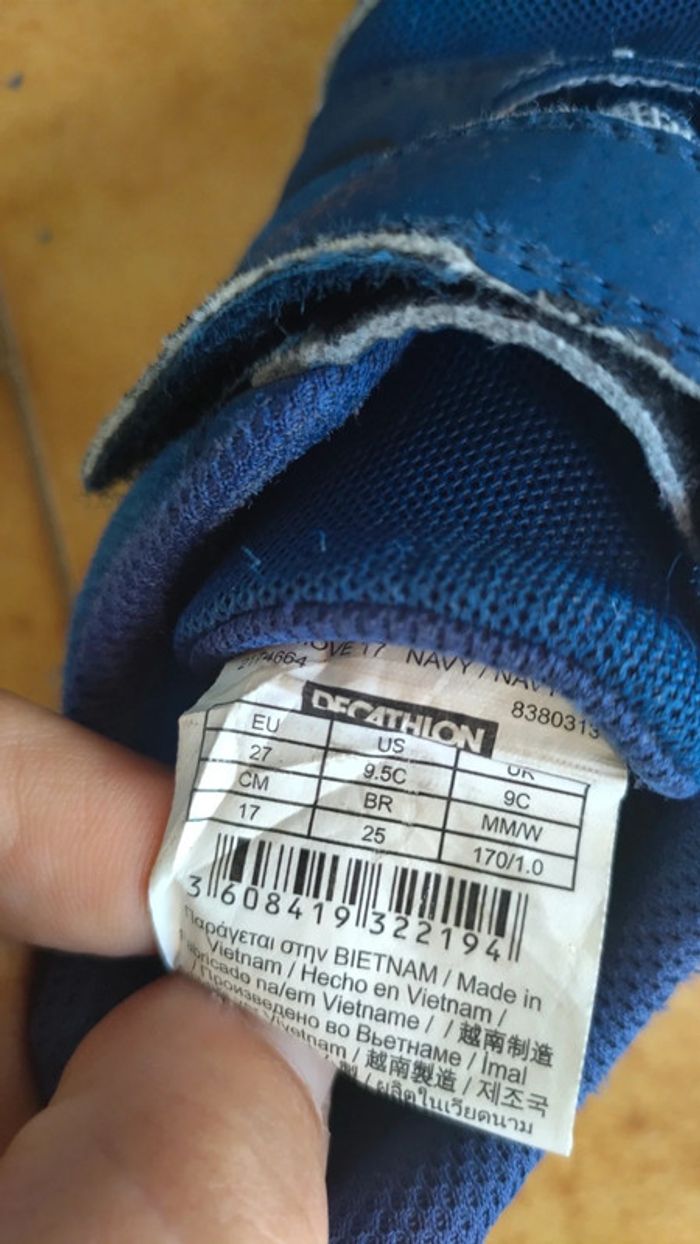Lot de 2 paires de baskets Decathlon T27 - photo numéro 8