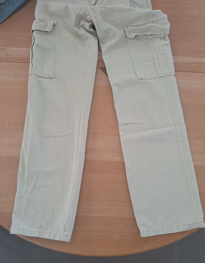Jean pantalon beige cargo Jennyfer S 36 - photo numéro 6