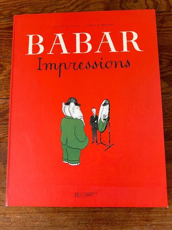 Grand coffret Impressions Babar édition limitée numérotée lithographies Hachette Jeunesse éléphant