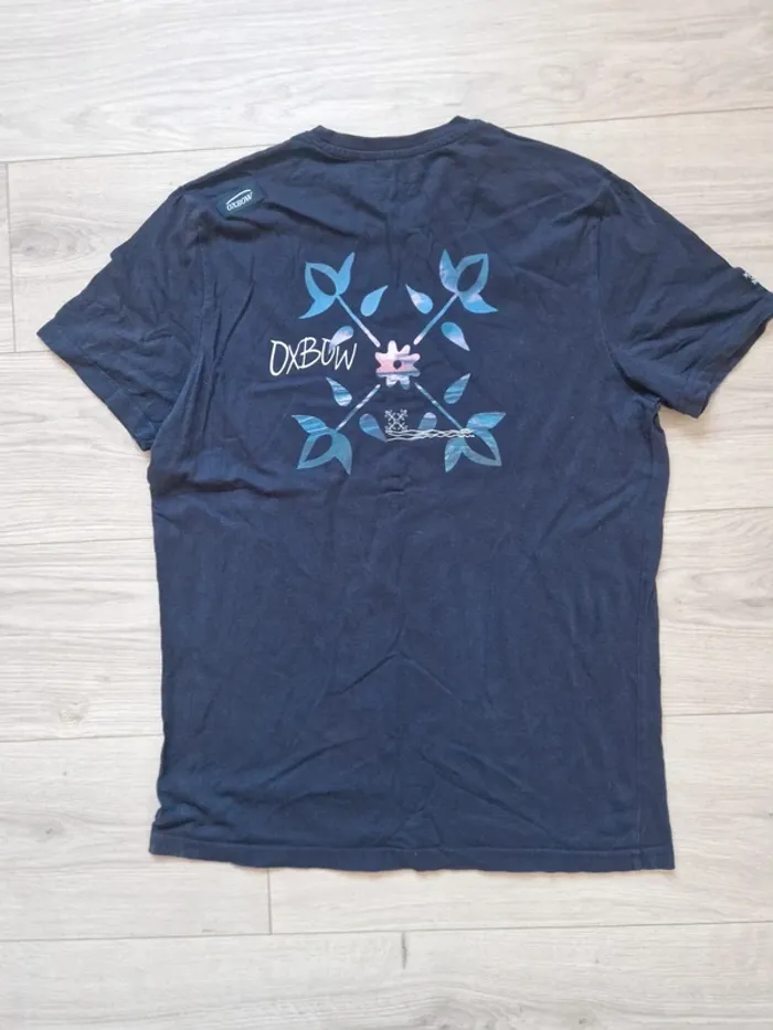 T-shirt homme bleu foncé Oxbow taille L