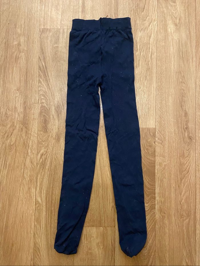 Lot de 3 paires de collants marine 5/6 ans - photo numéro 3