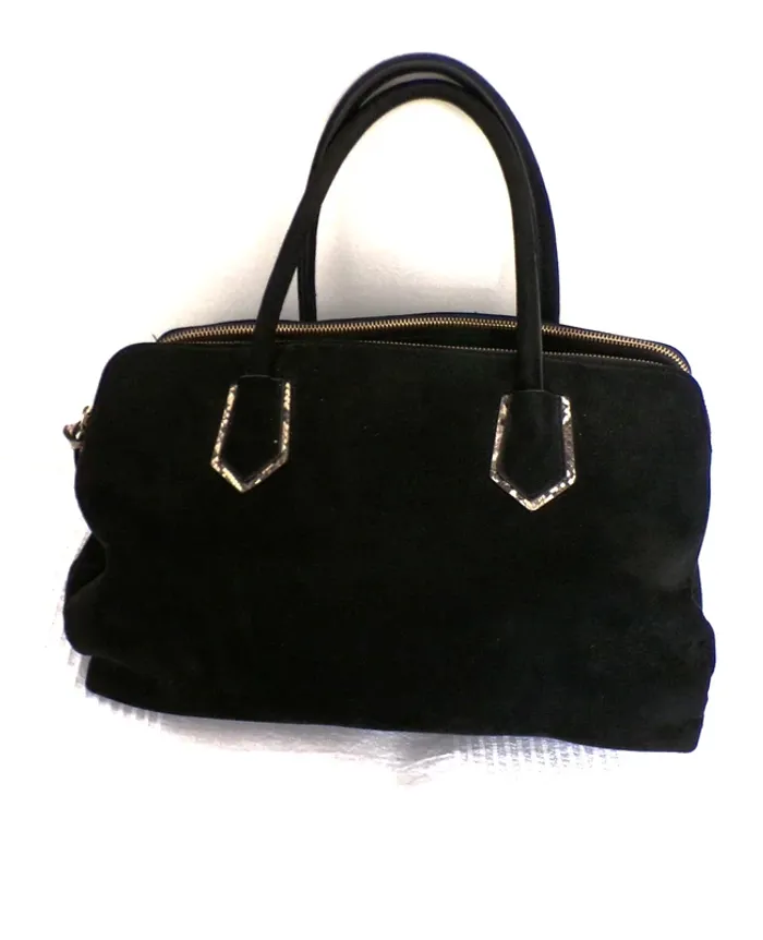 Sac Camaïeu (velours noir) - photo numéro 2