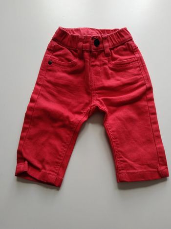 jean rouge Z garcon 3 mois
