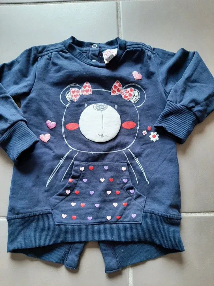 Lot de 2 t-shirts et 1 sweat 15-18mois Chicco neufs - photo numéro 13