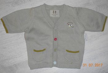 Gilet prématuré 46 cm Natalys neuf