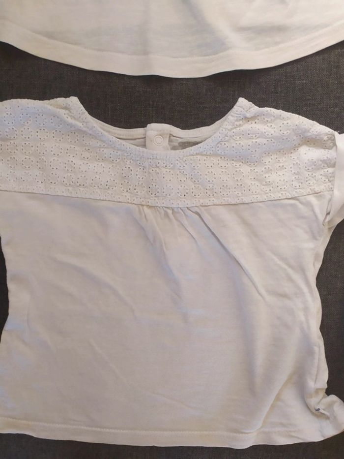 Lot 4 tee shirts manches courtes 12 mois - photo numéro 4