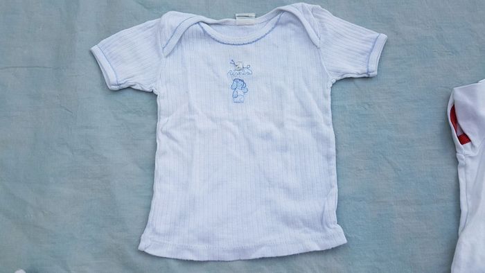 Lot 4 maillots de corps garçon 12 mois - photo numéro 3