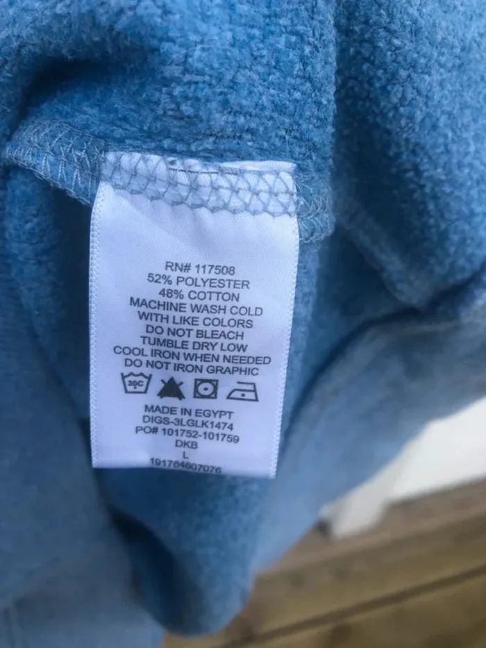 Levi's blue hoodie sweater Mens L - photo numéro 9
