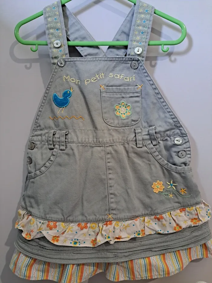 Robe salopette - Tom Kids - 18 mois - photo numéro 2