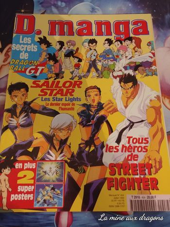 Complet D Manga magazine 454 Dragon Ball Z Posters Sailor moon Dorothée