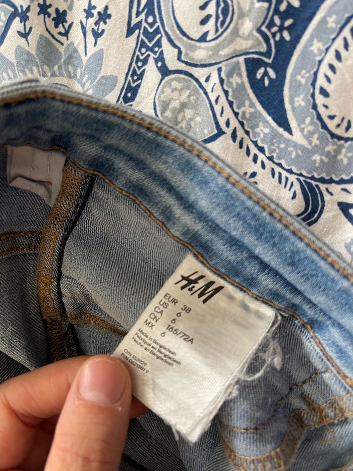 Pantalon troué taille haute - photo numéro 5