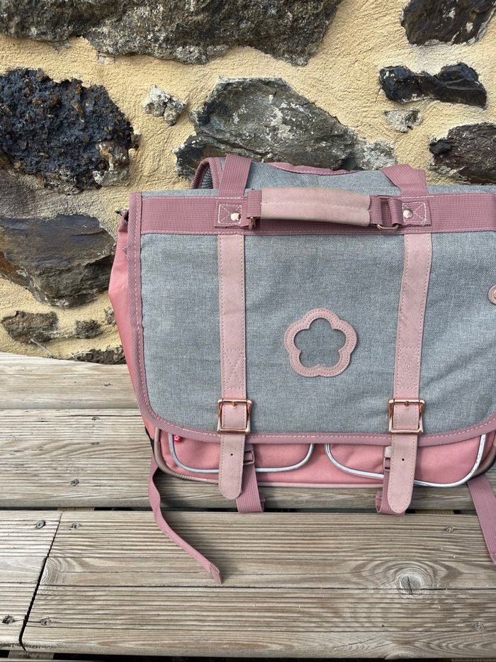 Cartable primaire rose et gris - Kickers - photo numéro 2