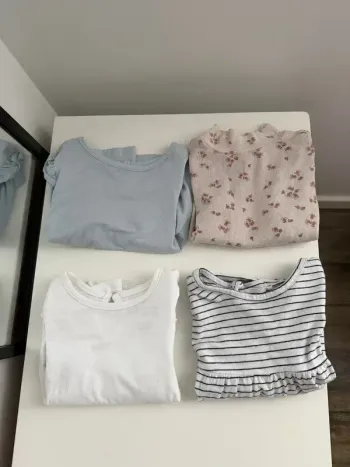 Lot de 4 t-shirt manches longue fille 3 ans