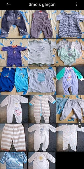 Lot 3mois garçon