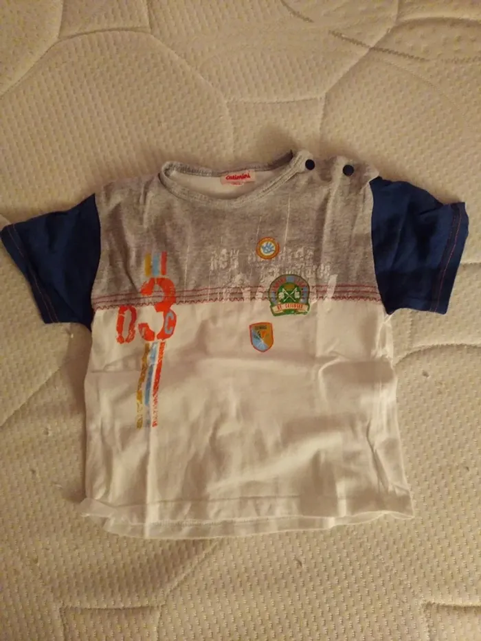 Lot de Tee Shirt Garçon Manches Courte