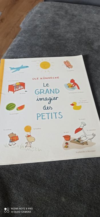 Livre le grand imagier des petits