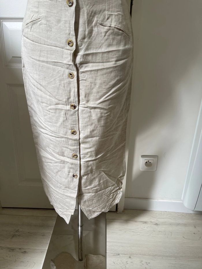 Jupe longue beige - photo numéro 9