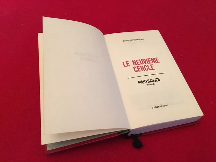 Christian Bernadac  Le Neuvième Cercle Mauthausen (1976) Editions Famot - photo numéro 3
