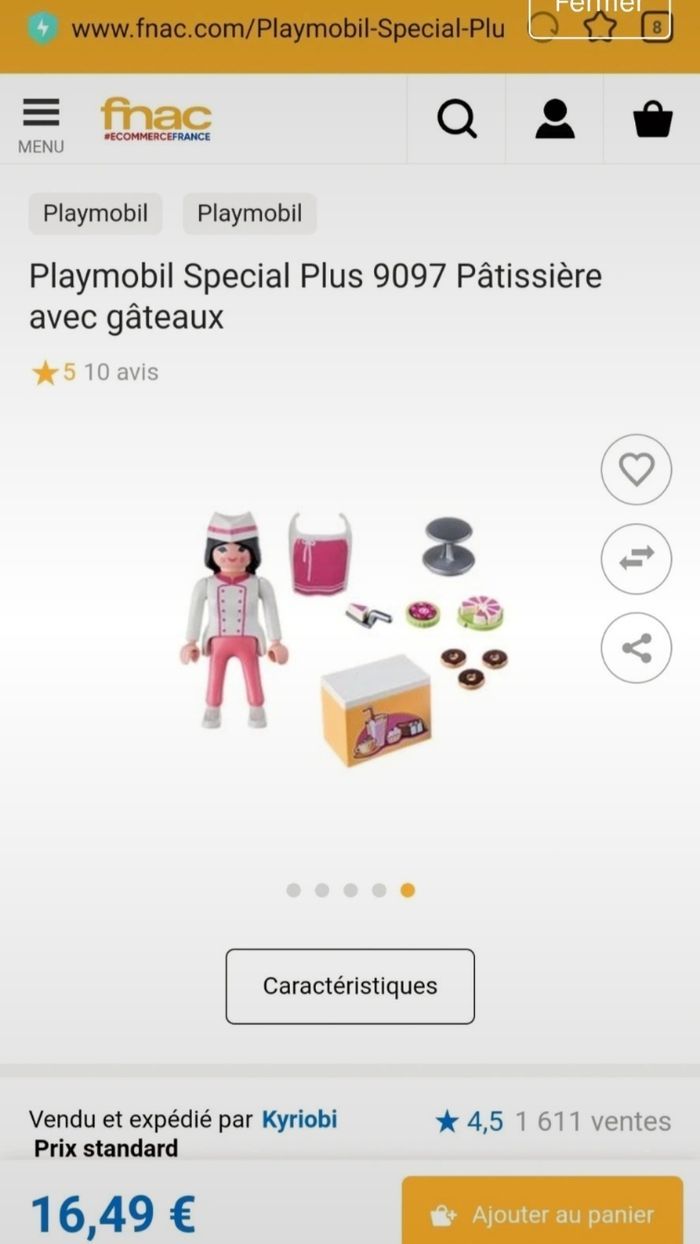 Pâtissière avec Gâteaux Playmobil - photo numéro 5