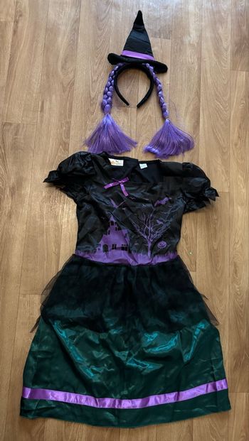 Déguisement sorcière fille 7/10 ans 