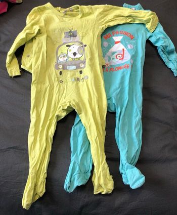 Lot de 2 pyjamas Orchestra 18 mois