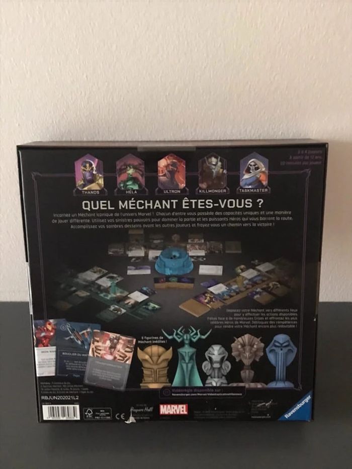 Jeu de société villainous Marvel neuf ravensburger - photo numéro 2