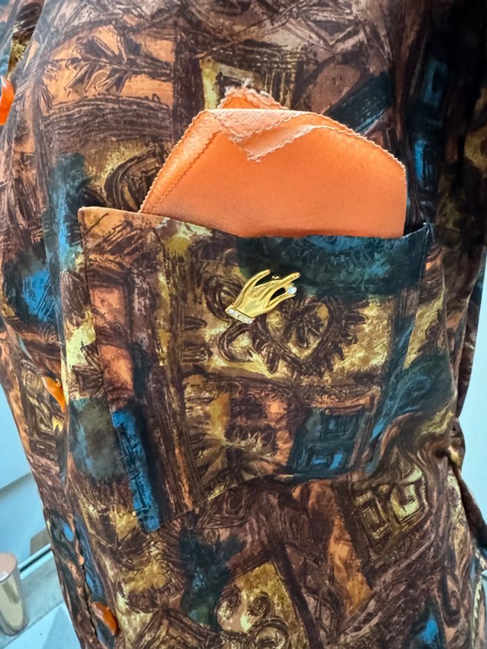 Blouse à manches courtes vintage Taille 42 - photo numéro 3