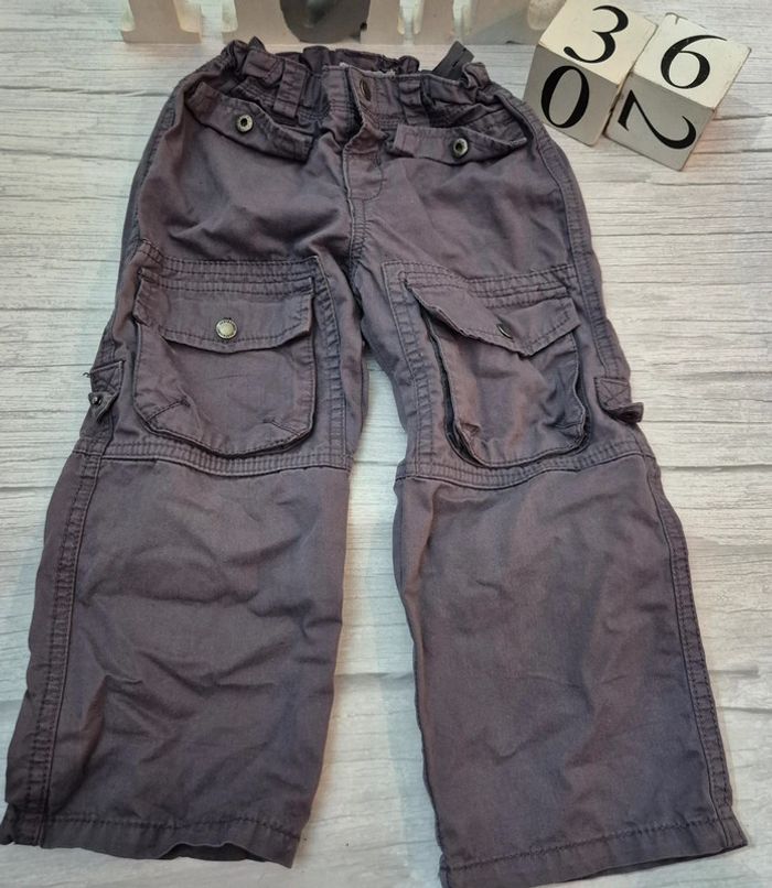 Pantalon 2 en 1 couleur violet parme Taille 36mois Verbaudet - photo numéro 2