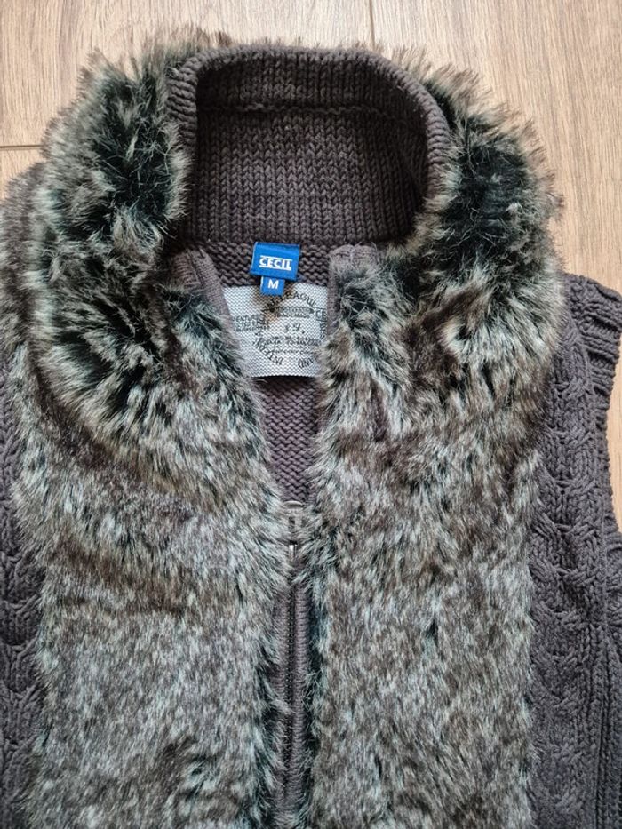 Gilet fourrure sans manche - photo numéro 4