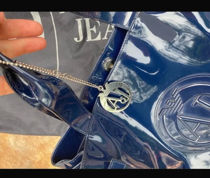 Sac à main Armani Jeans bleu - photo numéro 3