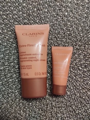 🪷 Crème Extra Firming Nuit + Miniature Extra Firming Jour CLARINS - Neuves ⭐