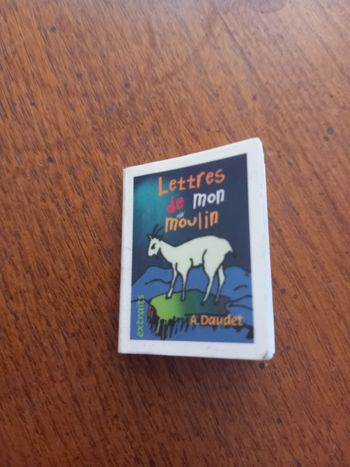 Mini livre lettres de mon moulin