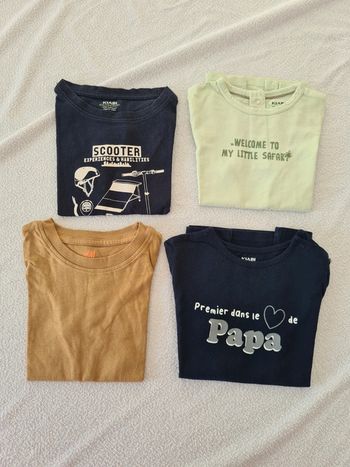 Lot de 4 t-shirts neufs