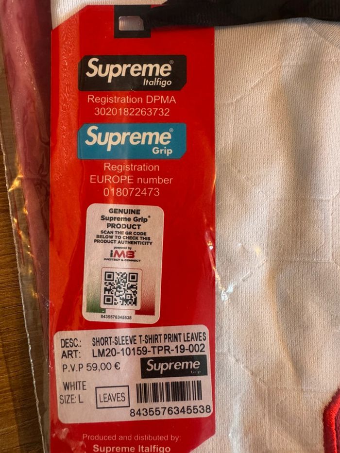 t-shirt manches courtes homme SUPREMe taille L neuf sous blister avec étiquettes - photo numéro 9