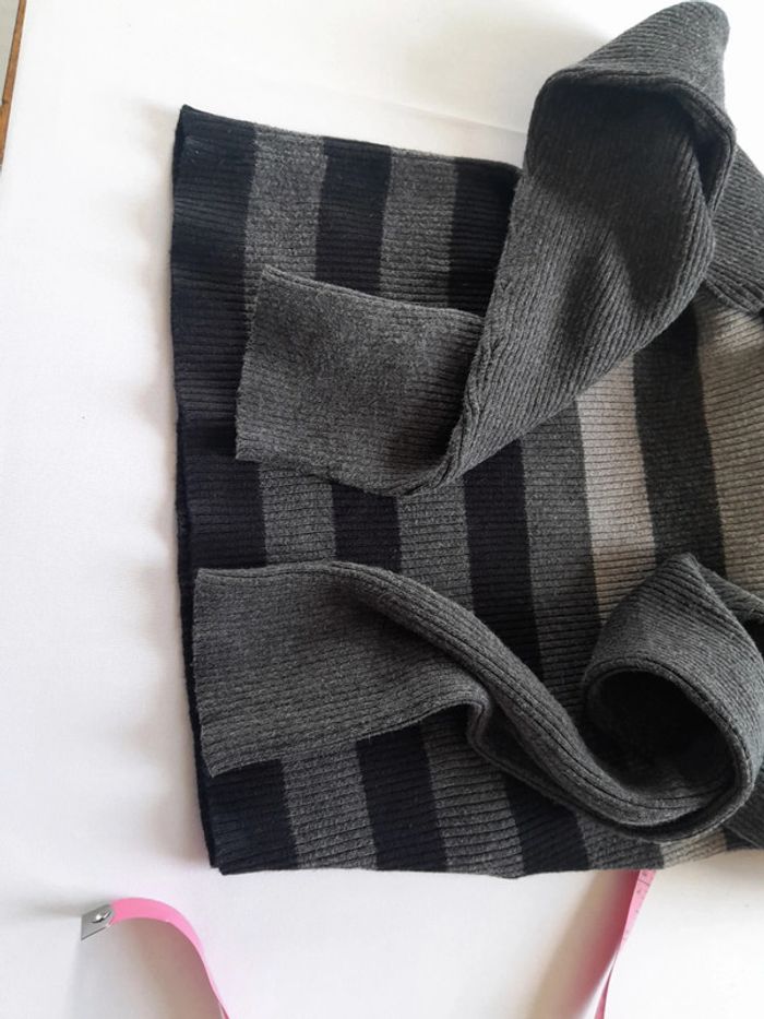 Pull rayé moulant Ralph lauren brodé RL taille M - photo numéro 11