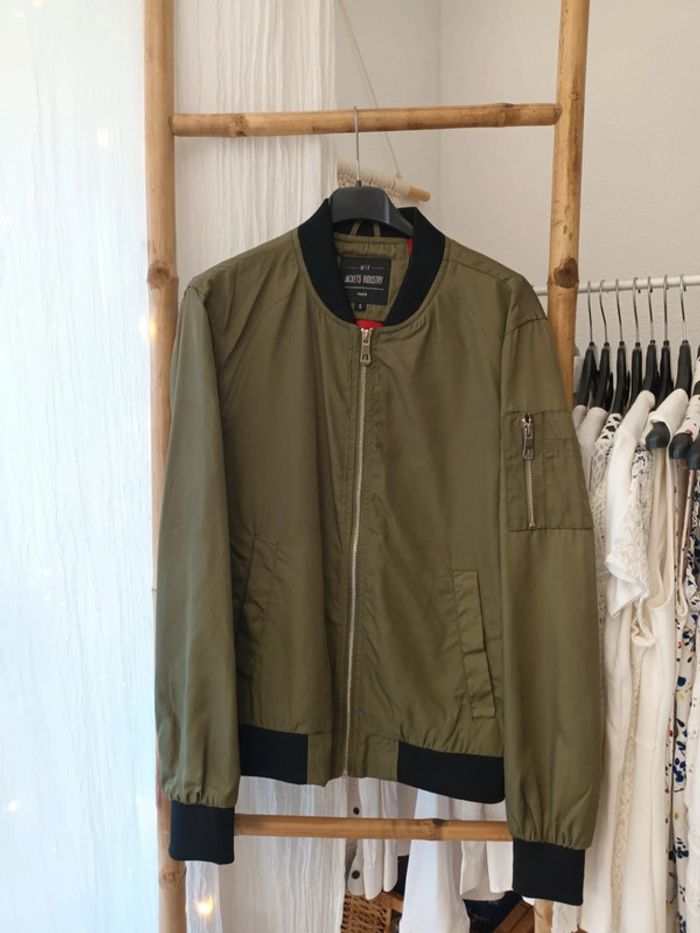 Veste bombers blouson vert kaki Jackets Industry taille S